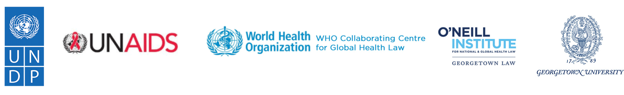 Partners: UNDP; UNAIDS; WHO; O'Neill Institute; Georgetown University